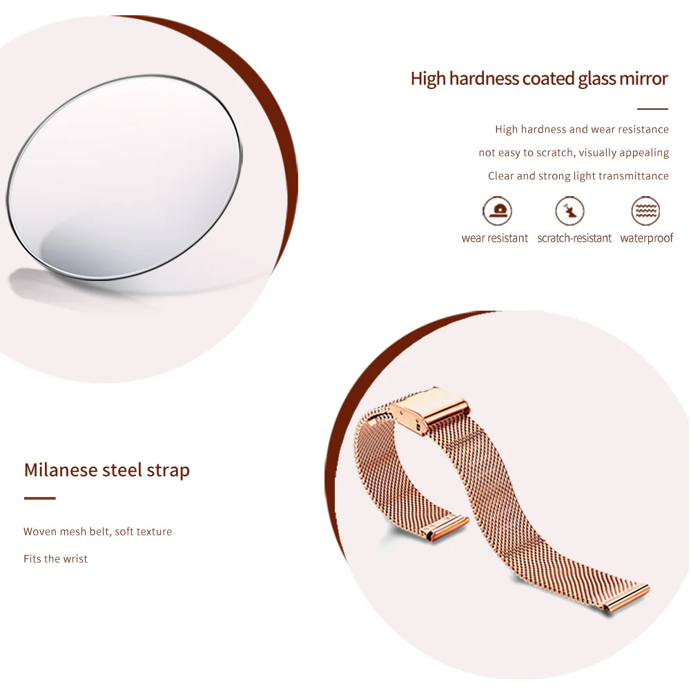 OLEVS 5189 Watch for Women Mesh Strap Fashion Rose Gold Dress Watches - Image 26