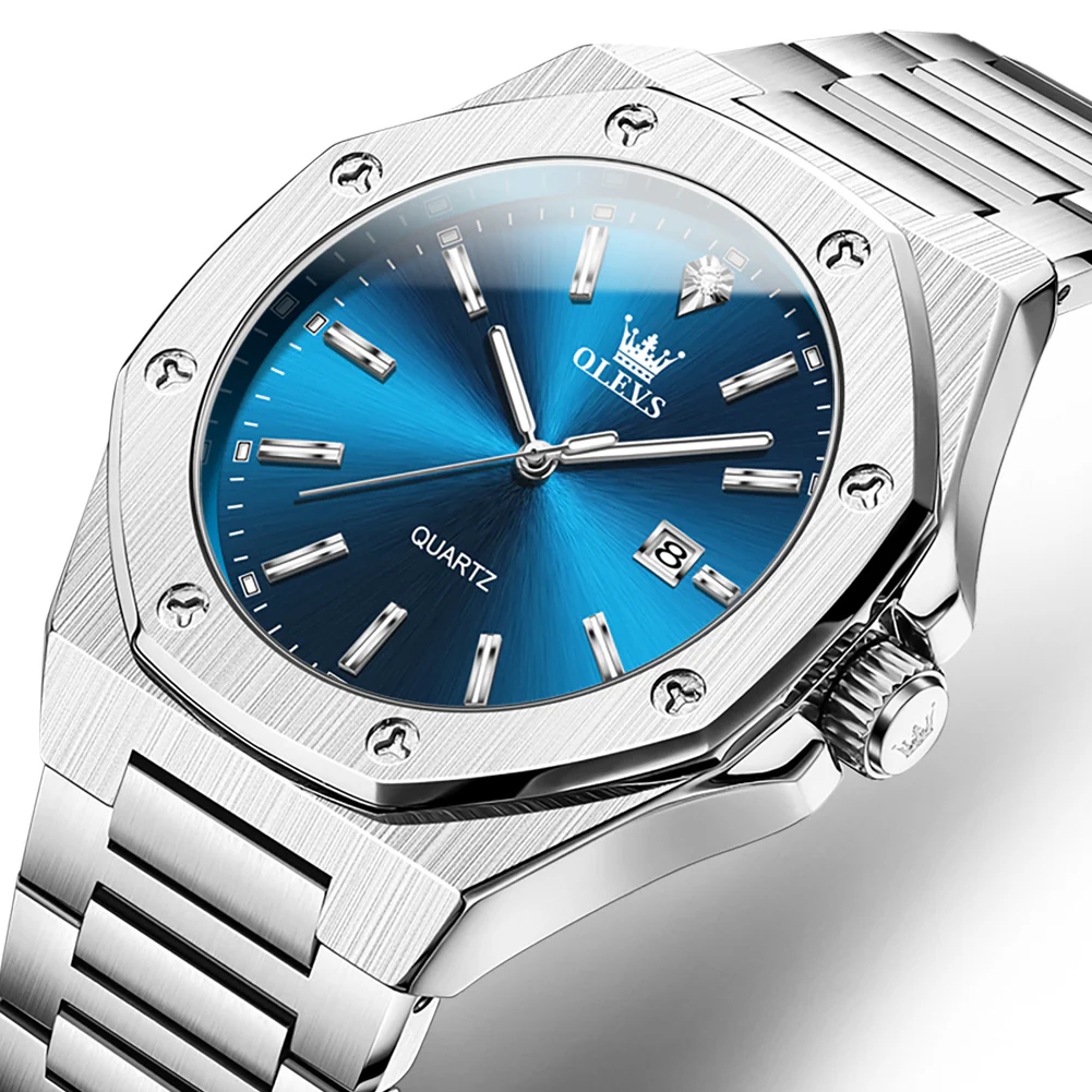 OLEVS 3613 Men's Watch with Gold Bracelet, Business Style, Gift-Ready, 3ATM Waterproof - Image 13