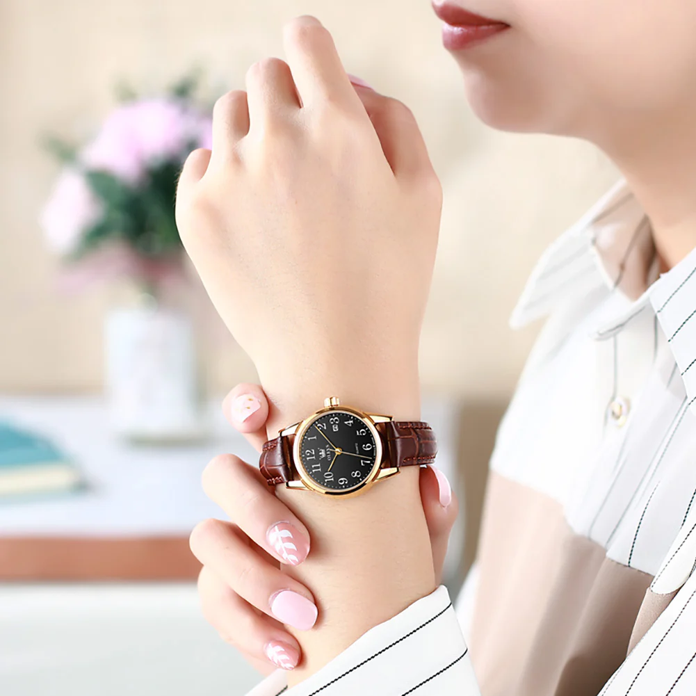 OLEVS 5566 Women Wrist Watches Ultra Thin 6.5mm Minimalist Dress Fashion Quartz Waterproof Date Day Leather Strap Slim Watches for Ladies - Image 14