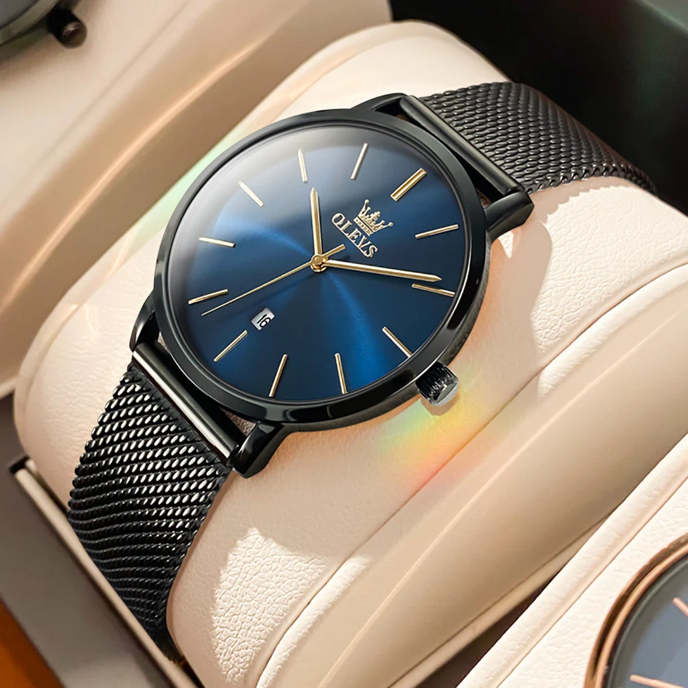 OLEVS 5869 Watch for Women Set Fashion Ladys Wrist Watch Minimalist with Rose Gold Bracelet Analog Quartz Date Waterproof Wrist Watches - Image 10