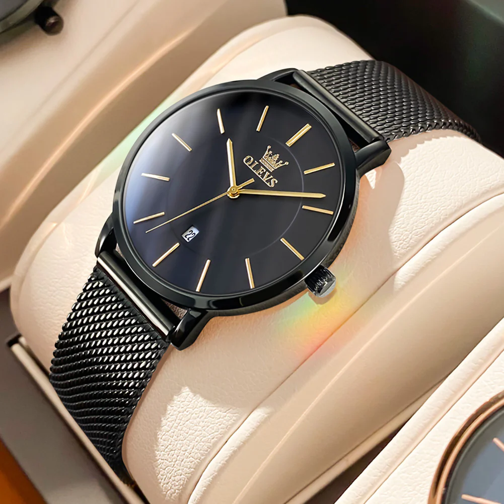 OLEVS 5869 Watch for Women Set Fashion Ladys Wrist Watch Minimalist with Rose Gold Bracelet Analog Quartz Date Waterproof Wrist Watches - Image 17