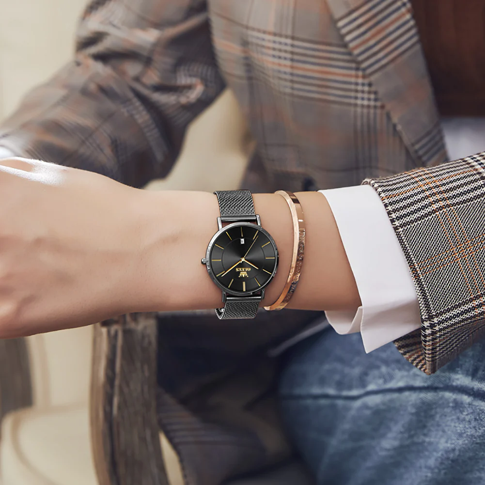 OLEVS 5869 Watch for Women Set Fashion Ladys Wrist Watch Minimalist with Rose Gold Bracelet Analog Quartz Date Waterproof Wrist Watches - Image 18