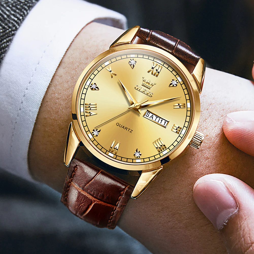 OLEVS 6896 Elegant Men's Watch: Classic Design, High Quality, Waterproof, Luminous - Image 15