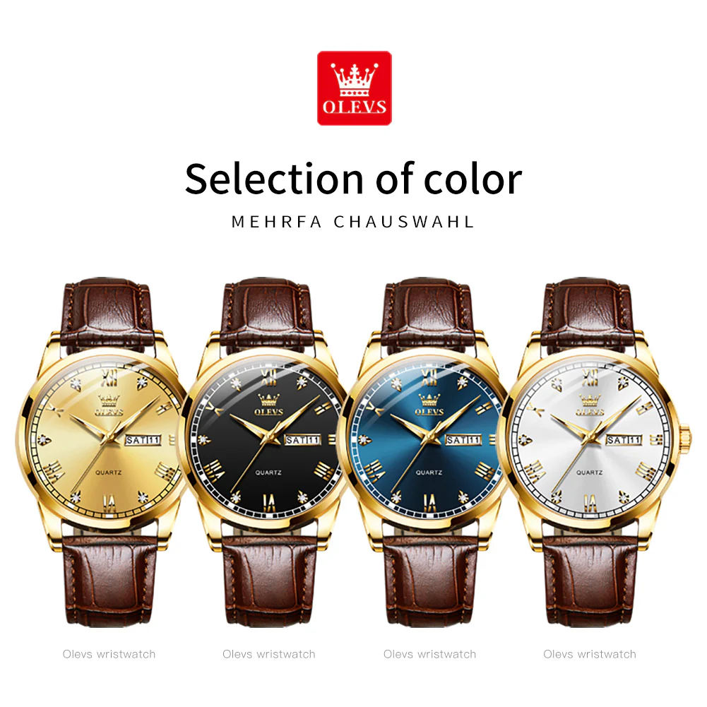 OLEVS 6896 Elegant Men's Watch: Classic Design, High Quality, Waterproof, Luminous - Image 18