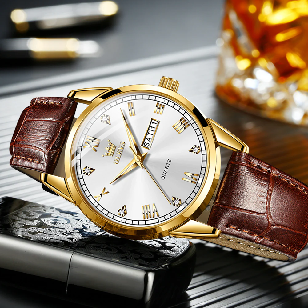 OLEVS 6896 Elegant Men's Watch: Classic Design, High Quality, Waterproof, Luminous - Image 8