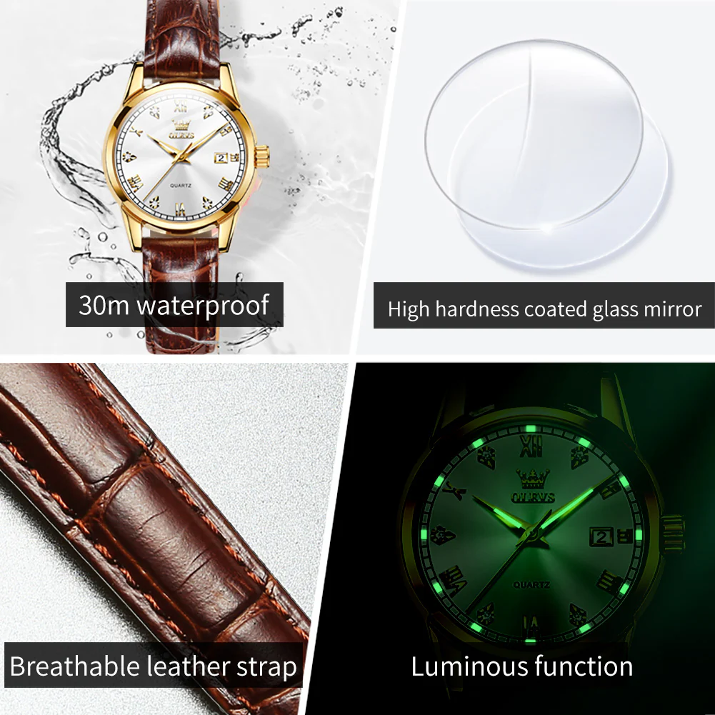 OLEVS 6896 Elegant Women's Watch: Classic Design, High Quality, Waterproof, Luminous - Image 11