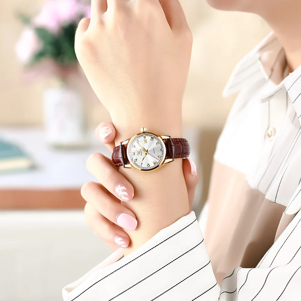 OLEVS 6896 Elegant Women's Watch: Classic Design, High Quality, Waterproof, Luminous - Image 8