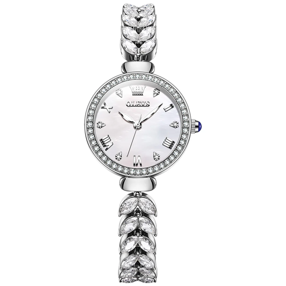 OLEVS 9971 Mermaid Full Diamond Quartz Women's Watch: Waterproof, Luminous, Fully Diamond-Set, Mermaid-Themed Design. - Image 19