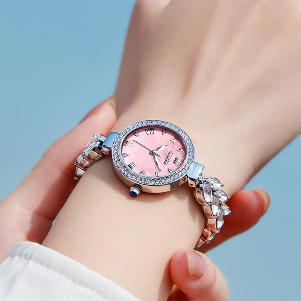 OLEVS 9971 Mermaid Full Diamond Quartz Women's Watch: Waterproof, Luminous, Fully Diamond-Set, Mermaid-Themed Design. - Image 25