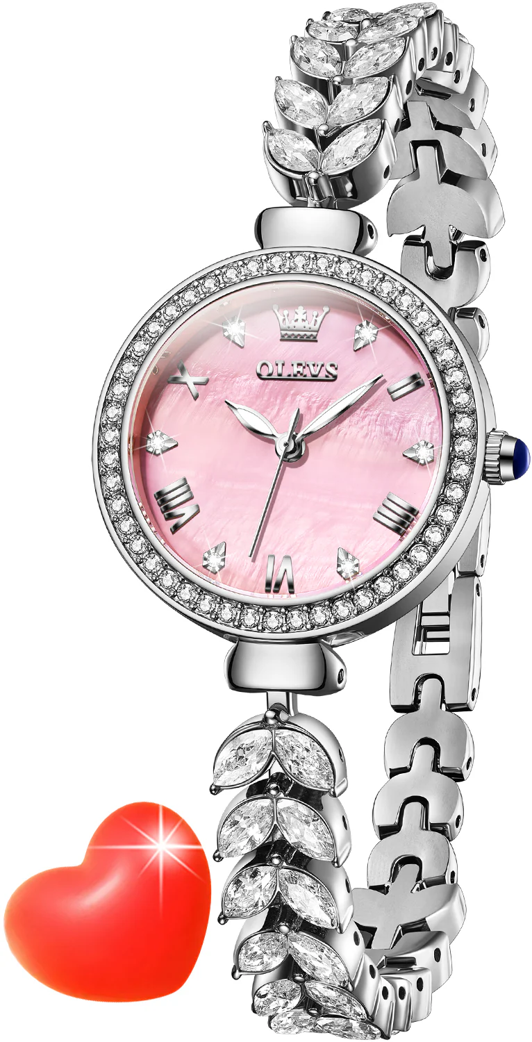 OLEVS 9971 Mermaid Full Diamond Quartz Women's Watch: Waterproof, Luminous, Fully Diamond-Set, Mermaid-Themed Design. - Image 47