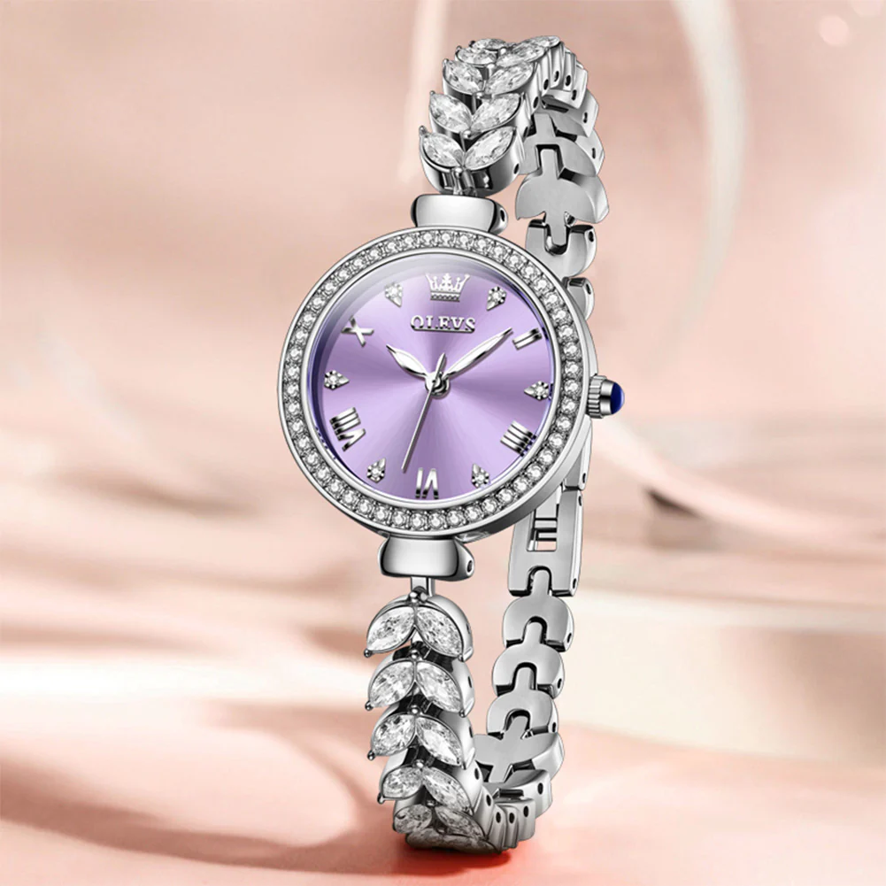 OLEVS 9971 Mermaid Full Diamond Quartz Women's Watch: Waterproof, Luminous, Fully Diamond-Set, Mermaid-Themed Design. - Image 61