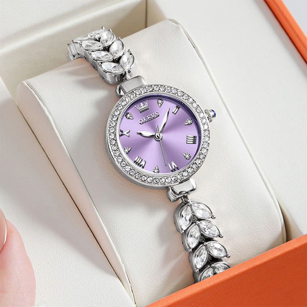 OLEVS 9971 Mermaid Full Diamond Quartz Women's Watch: Waterproof, Luminous, Fully Diamond-Set, Mermaid-Themed Design. - Image 65