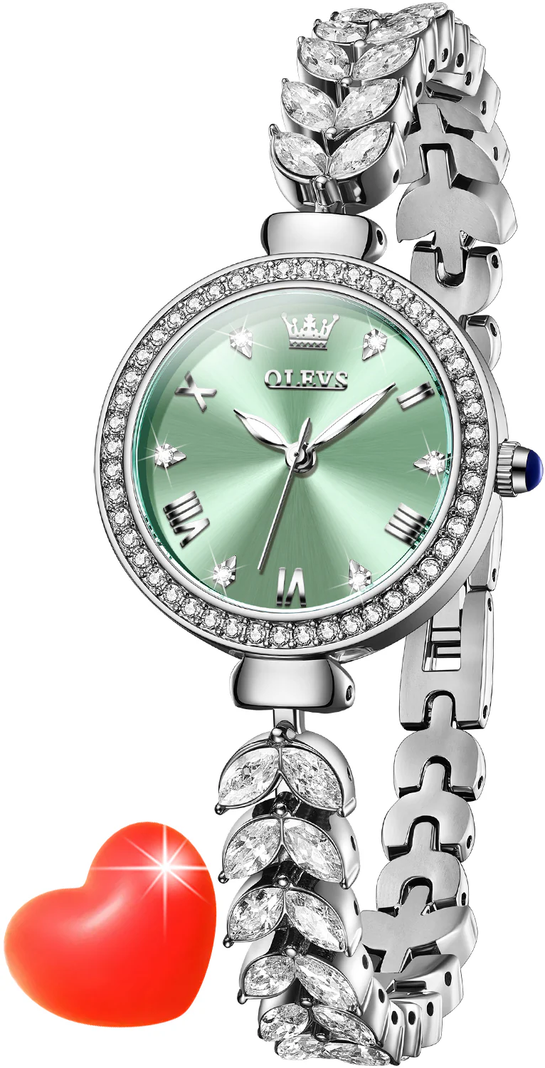 OLEVS 9971 Mermaid Full Diamond Quartz Women's Watch: Waterproof, Luminous, Fully Diamond-Set, Mermaid-Themed Design. - Image 70