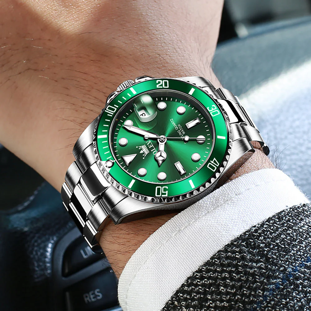 OLEVS 5885 Mens Watch Big Face Casual Dress Wrist Watch Waterproof Luminous - Image 10