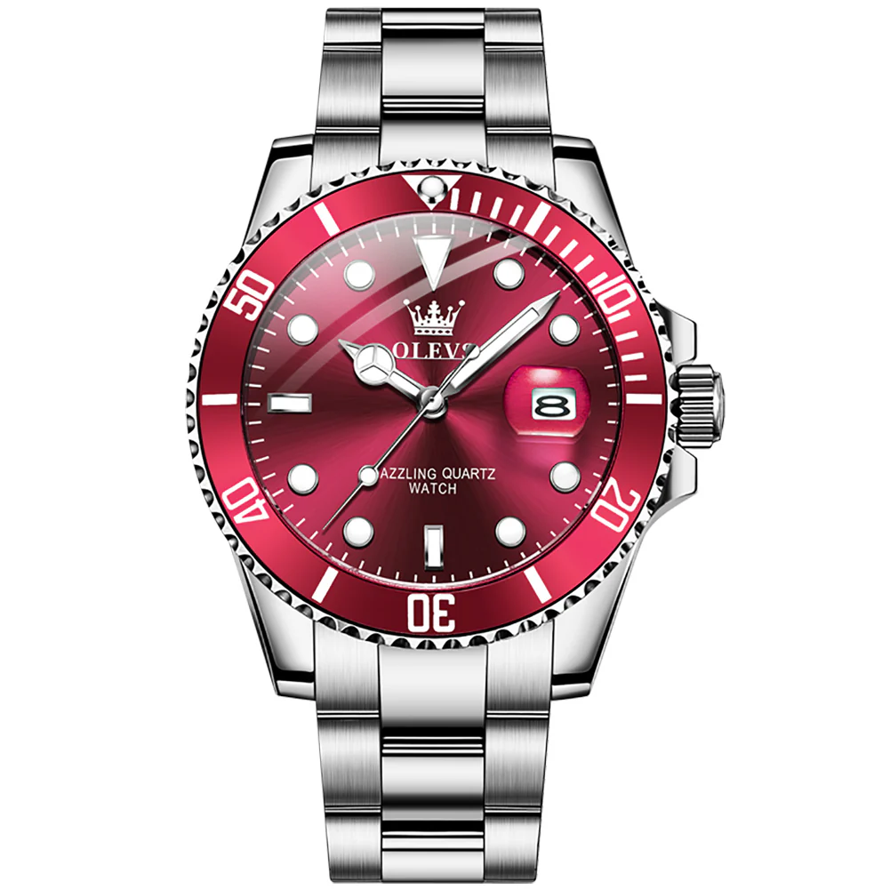 OLEVS 5885 Mens Watch Big Face Casual Dress Wrist Watch Waterproof Luminous - Image 36