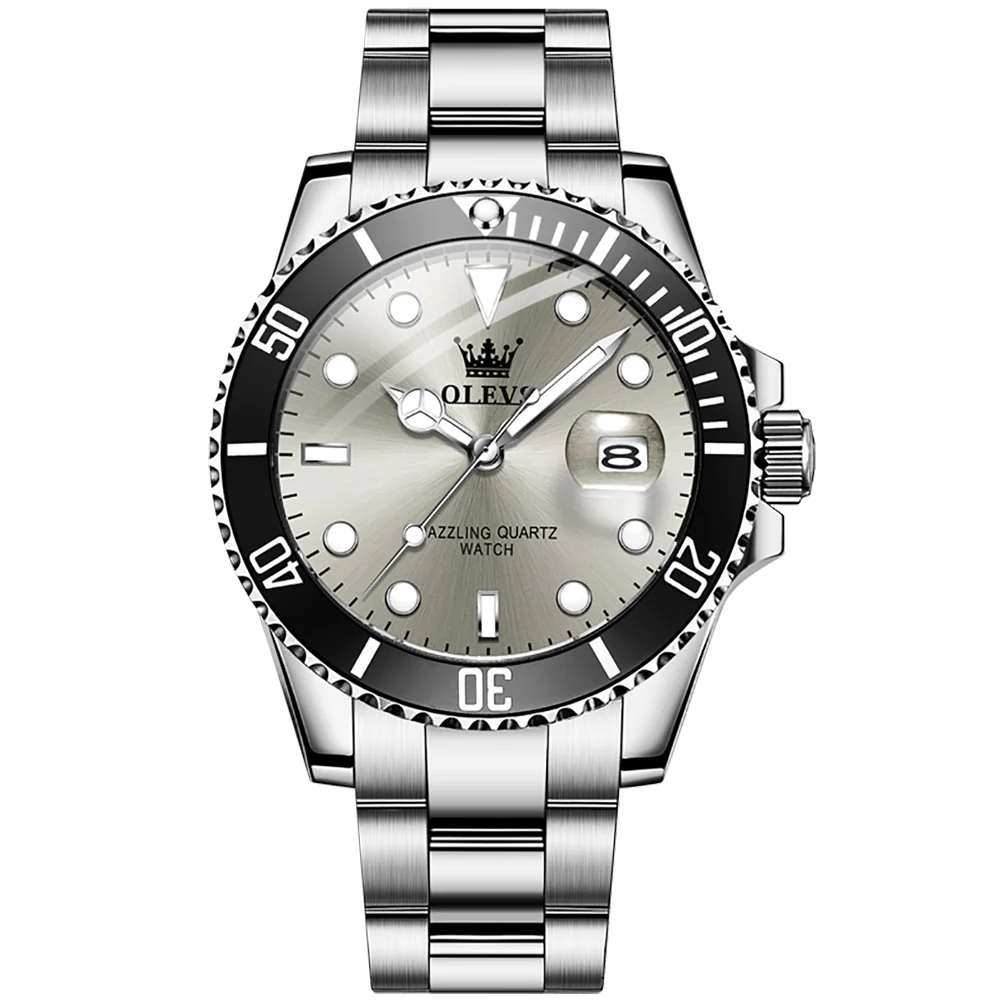 OLEVS 5885 Mens Watch Big Face Casual Dress Wrist Watch Waterproof Luminous - Image 37