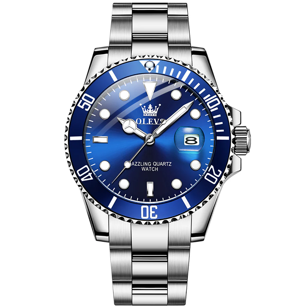 OLEVS 5885 Mens Watch Big Face Casual Dress Wrist Watch Waterproof Luminous - Image 38