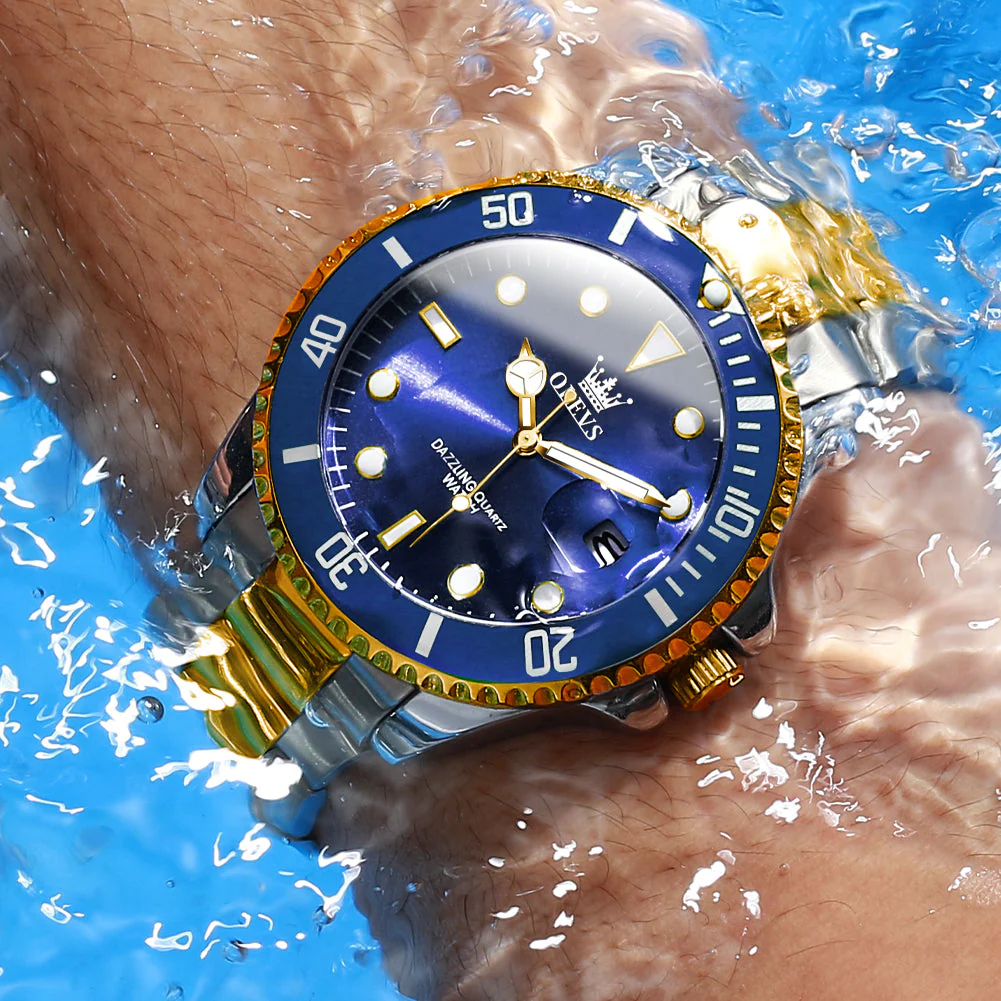 OLEVS 5885 Mens Watch Big Face Casual Dress Wrist Watch Waterproof Luminous - Image 5