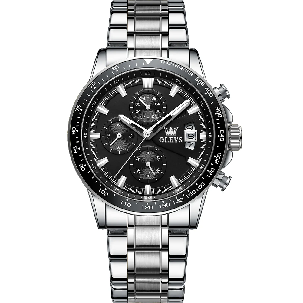 OLEVS TY705 Men's Quartz Watch, Elegant Business Style, 3 Sub-Dials, 3ATM Water Resistance, Luminous Hands - Image 13