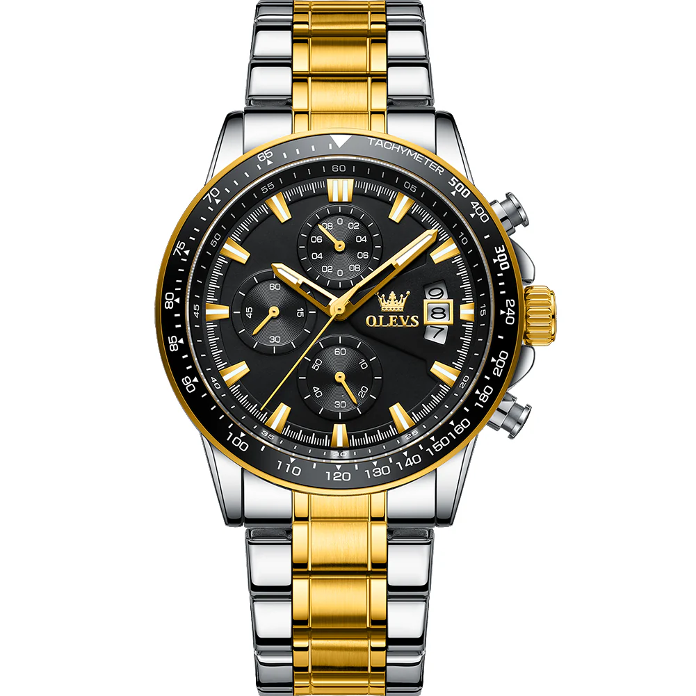 OLEVS TY705 Men's Quartz Watch, Elegant Business Style, 3 Sub-Dials, 3ATM Water Resistance, Luminous Hands - Image 25