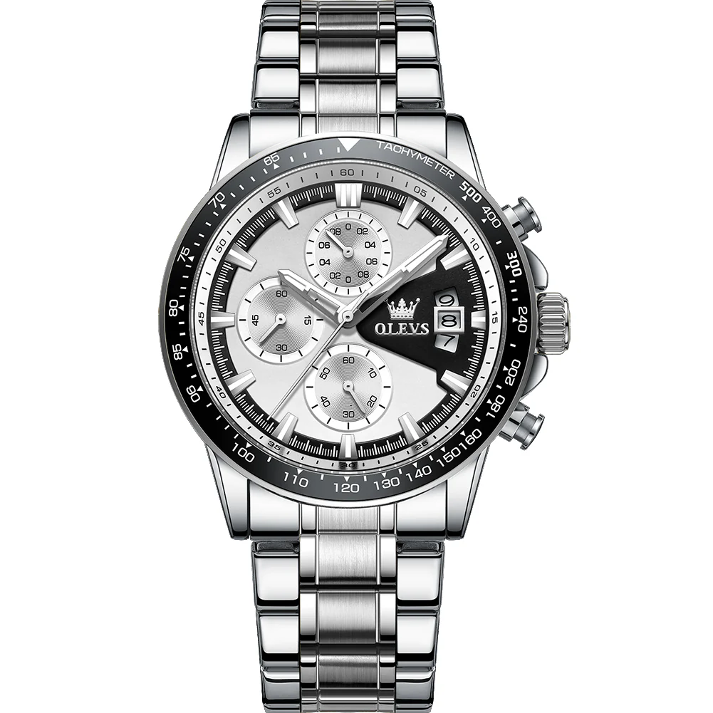 OLEVS TY705 Men's Quartz Watch, Elegant Business Style, 3 Sub-Dials, 3ATM Water Resistance, Luminous Hands - Image 7