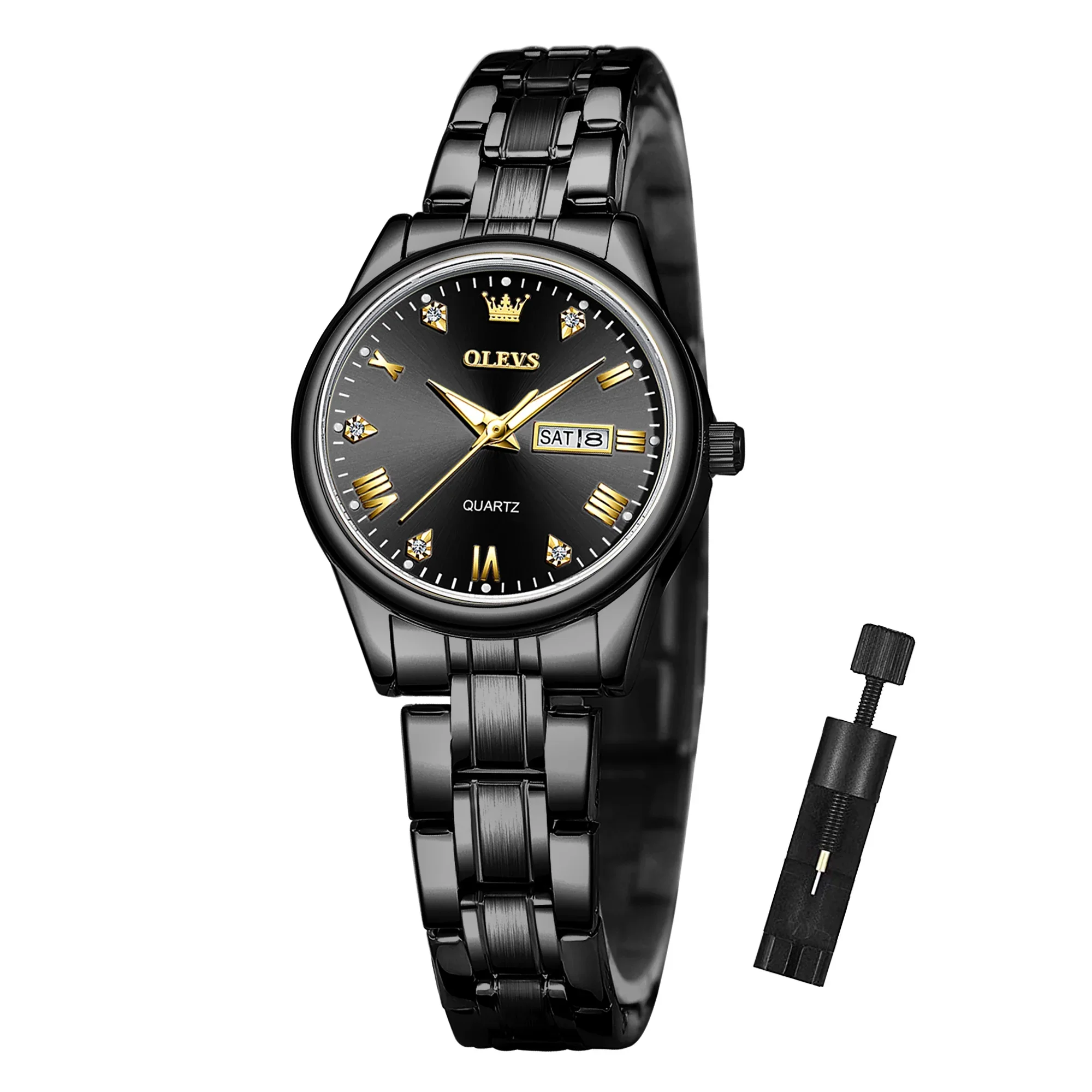 OLEVS 5563 Watch for Women Diamond Fashion Elegant Dress Ladies Watch Two Tone Wrist Watches Waterproof Luminous - Image 25