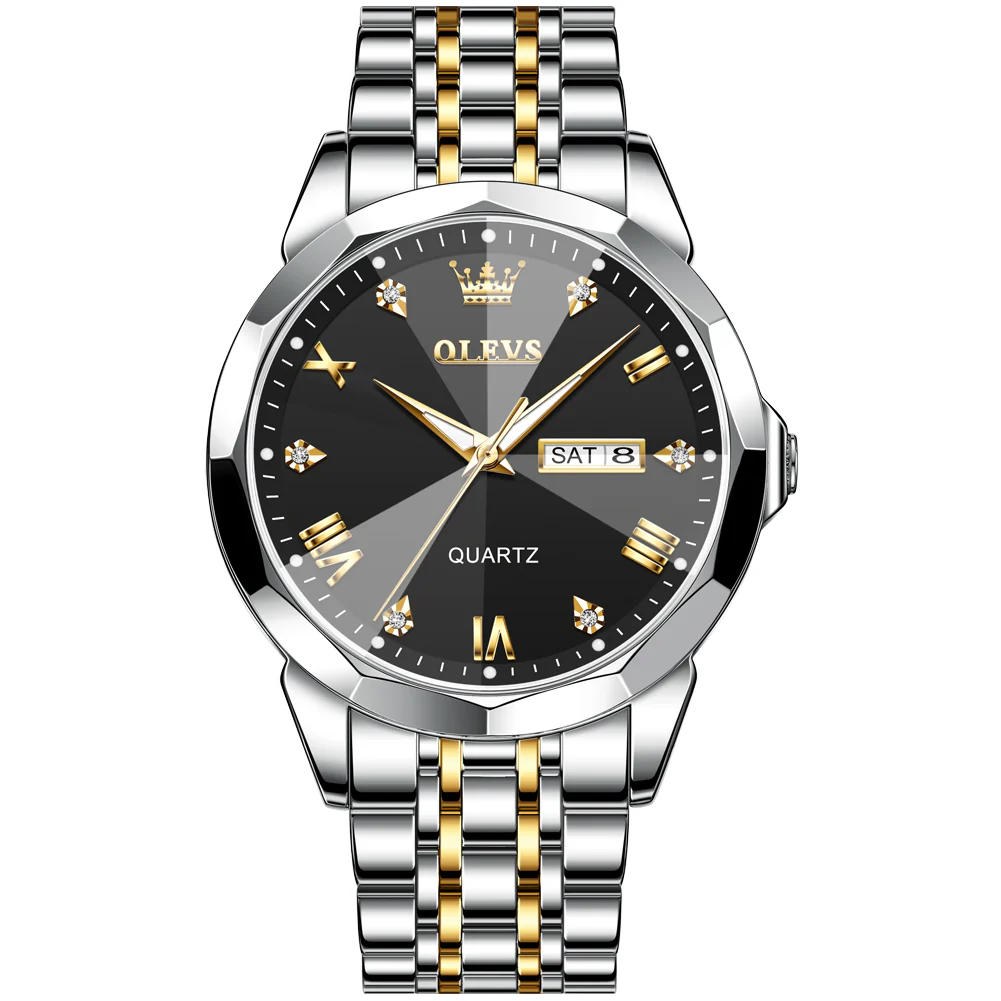 OLEVS 9931 Watches for Men Diamond Dress Luxury Casual Fashion Wrist Watch Waterproof Luminou - Image 22