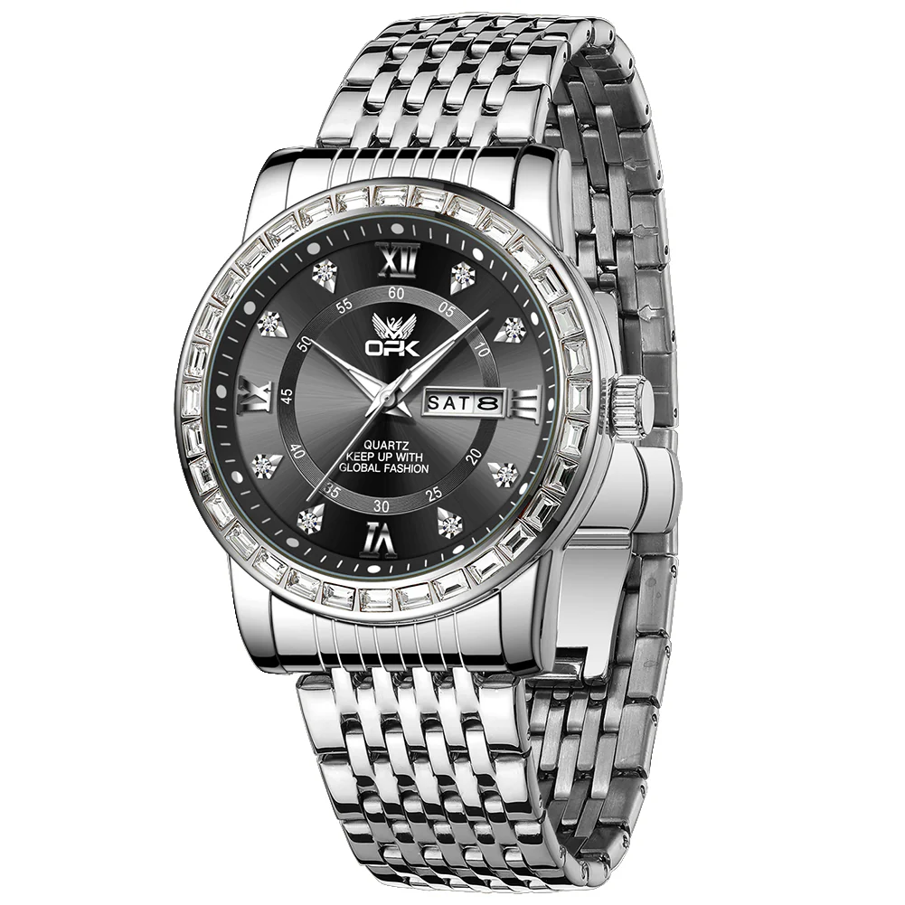 OPK 8174 Stainless Steel Quartz Business-Style Men's Watch - Image 11