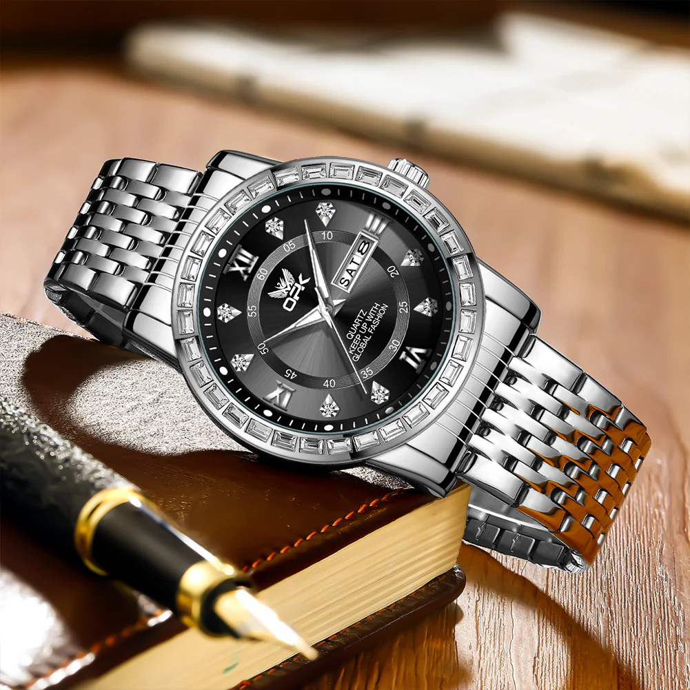 OPK 8174 Stainless Steel Quartz Business-Style Men's Watch - Image 12