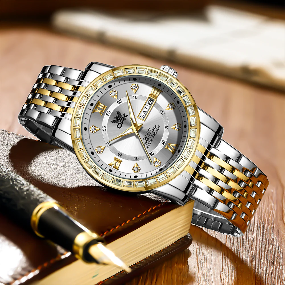 OPK 8174 Stainless Steel Quartz Business-Style Men's Watch - Image 32